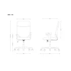 UNIQUE MOBI PLUS irodai szék