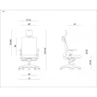 UNIQUE NEZ ergonomikus irodai szék