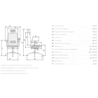 SAMURAI KL-3 vezetői irodai szék