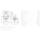 SAMURAI SL-3 vezetői irodai szék