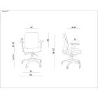 UNIQUE SHELL LOW ergonomikus irodai szék