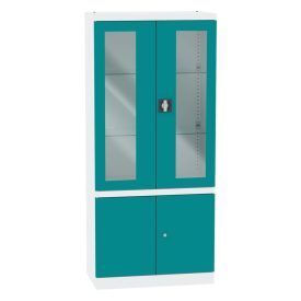 SML 114 üvegajtós szekrény