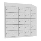 SUS 255 W kisrekeszes értékmegőrző szekrény, 25 rekesz