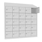 SUS 255 W kisrekeszes értékmegőrző szekrény, 25 rekesz