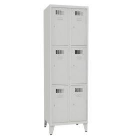 SUS 323 Wn fém kisrekeszes szekrény, lábazattal