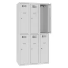 SUS 332 W lx fém öltözőszekrény, rövidajtós, prémium