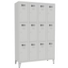 SUS 343 Wn fém kisrekeszes szekrény, lábazattal