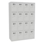 SUS 344 w fém szekrény, kisrekeszes, rövidajtós