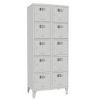 SUS 425 Wn fém öltözőszekrény, értékmegőrző, 10 ajtós, lábazattal