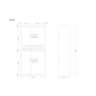 UNIQUE XD-032 irattartó szekrény