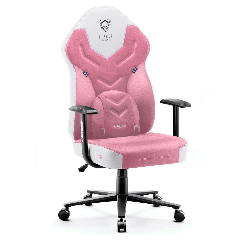 DIABLO X-GAMER 2.0 gamer szék, Normal size, Marshmallow Pink - rózsaszín