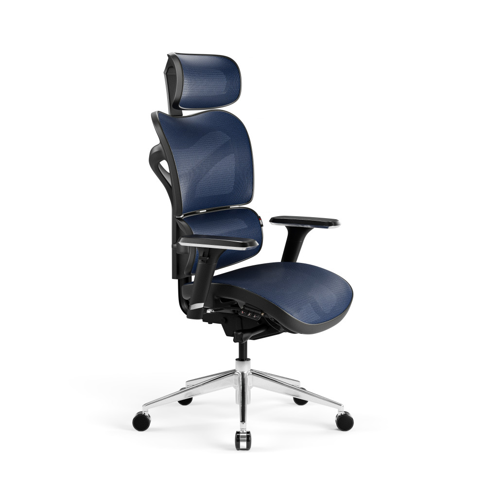 DIABLO V-COMMANDER ergonomikus irodai szék, fekete-kék