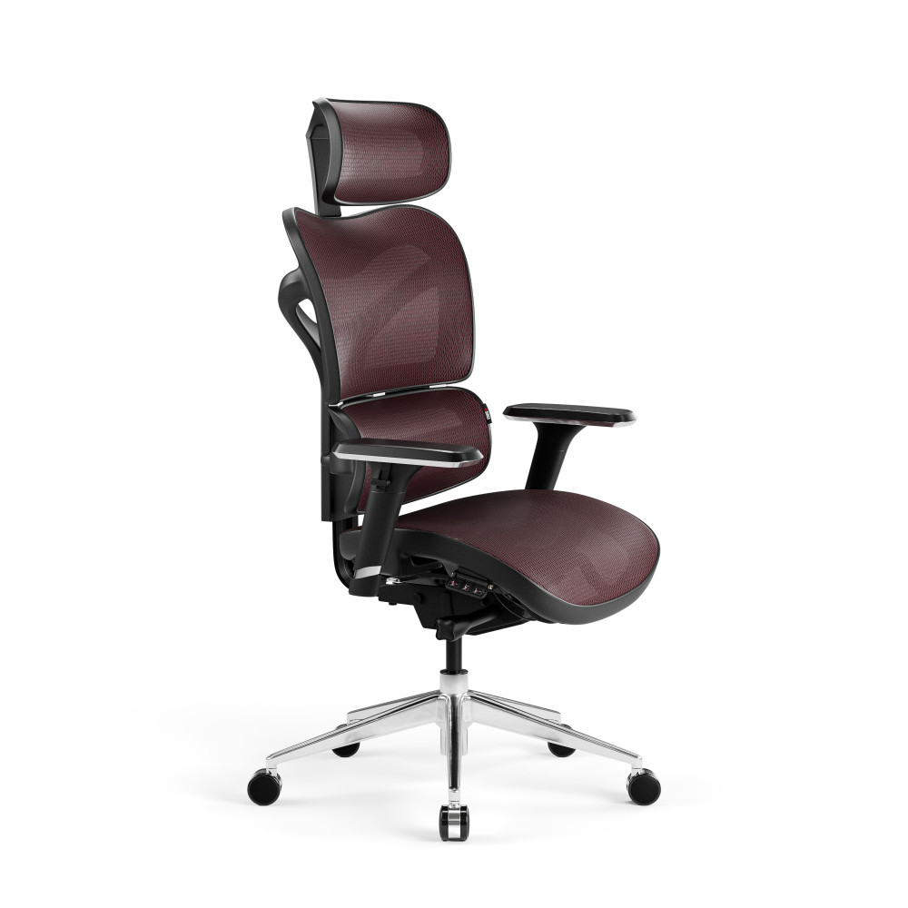 DIABLO V-COMMANDER ergonomikus irodai szék, fekete-bordó