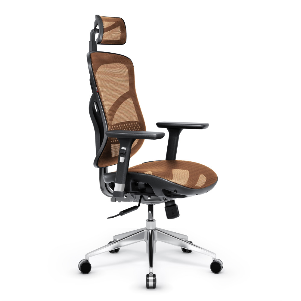 DIABLO V-BASIC ergonomikus irodai szék, fekete-narancssárga