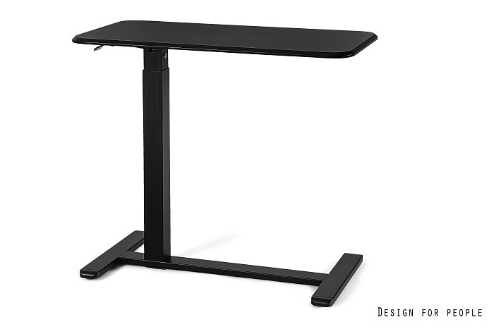 UNIQUE Laptop asztal, állítható magasságú, fekete