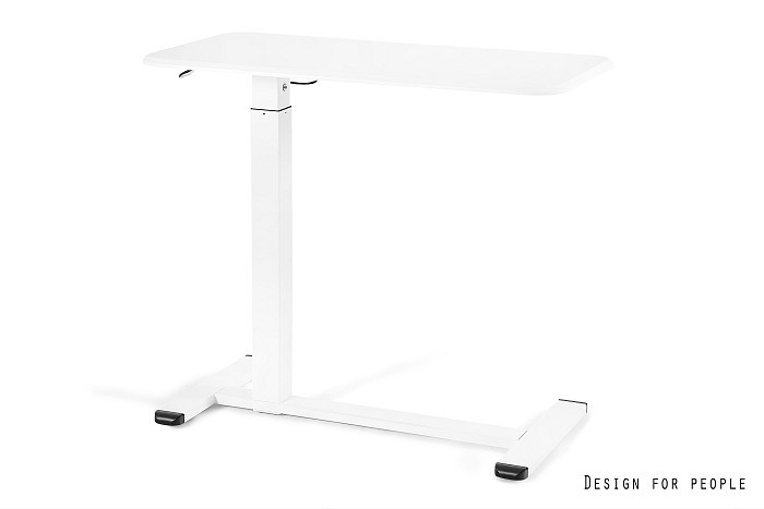 UNIQUE Laptop asztal, állítható magasságú, fehér