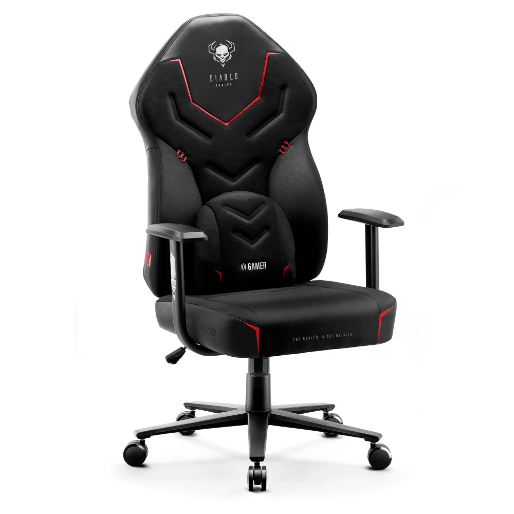 DIABLO X-GAMER 2.0 gamer szék, Normal size, fekete