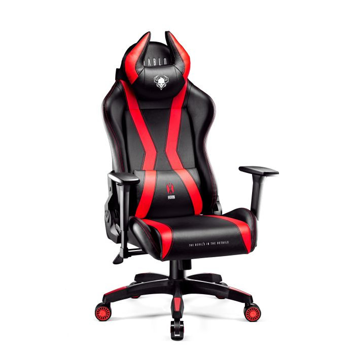 DIABLO X-HORN gamer szék, King size, fekete-piros