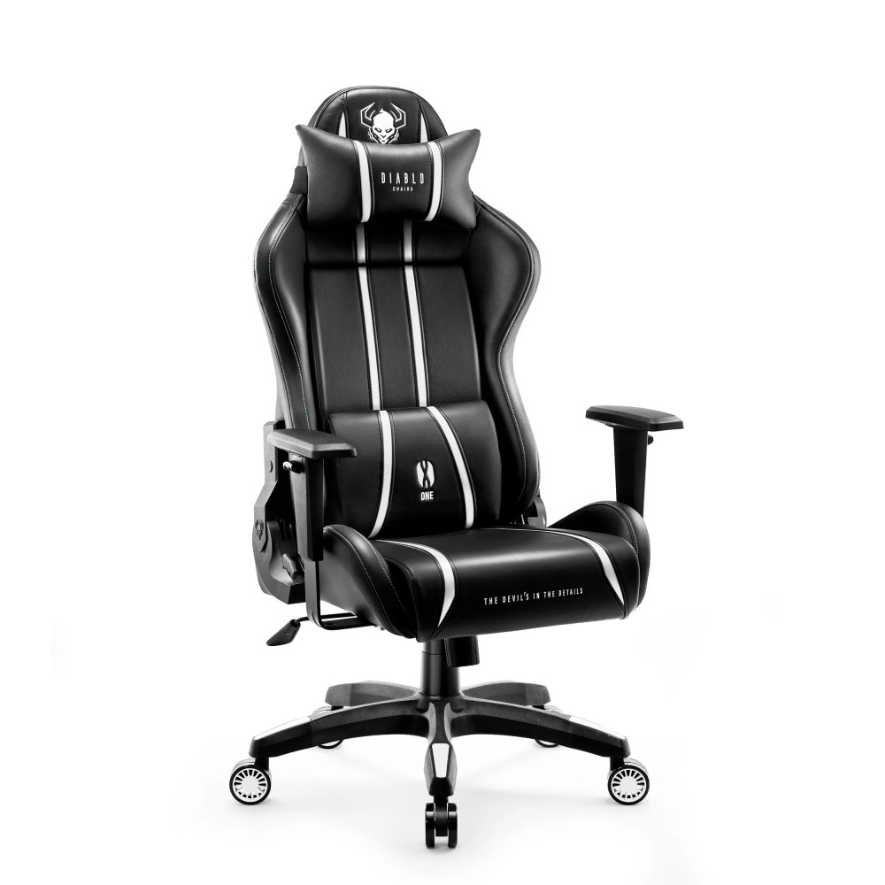 DIABLO X-ONE 2.0 gamer szék, Normal size, fekete-fehér