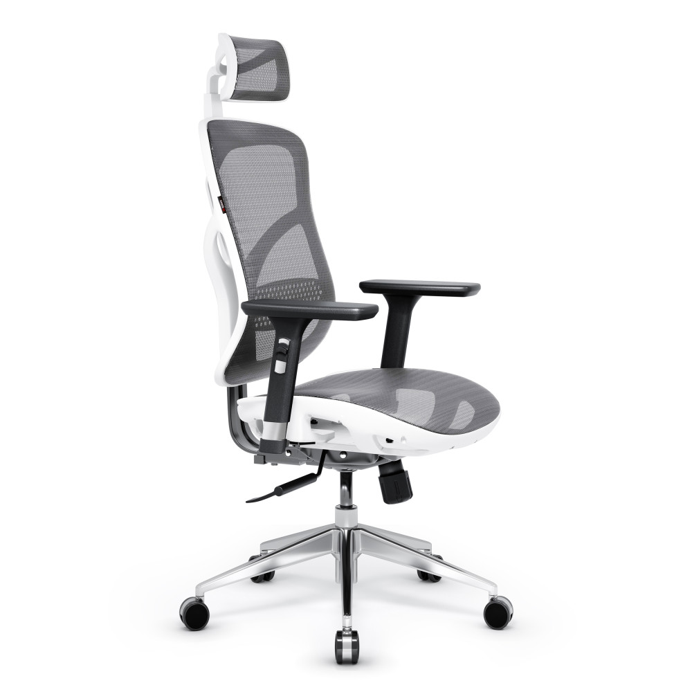 DIABLO V-BASIC ergonomikus irodai szék, fehér-szürke