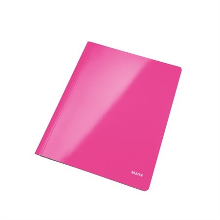 LEITZ Gyorsfűző, laminált karton, lakkfényű, A4, LEITZ "Wow", rózsaszín LEITZ Gyorsfűző, laminált karton, lakkfényű, A4, LEITZ "Wow", rózsaszín