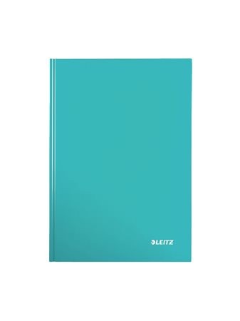 LEITZ Beíró, A5, vonalas, 80 lap, keményfedeles, lakkfényű, LEITZ "Wow", jégkék LEITZ Beíró, A5, vonalas, 80 lap, keményfedeles, lakkfényű, LEITZ "Wow", jégkék