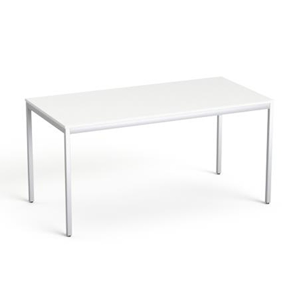 Image of MAYAH Általános asztal fémlábbal, 75x150 cm, MAYAH "Freedom SV-39", fehér