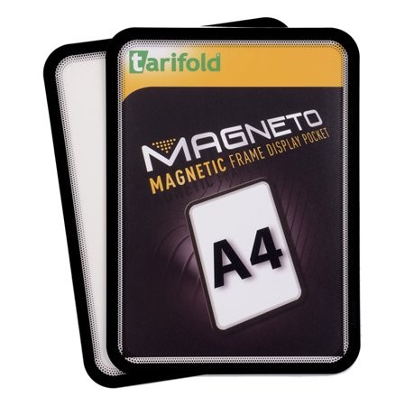 TARIFOLD Mágneses tasak, mágneses háttal, A4, TARIFOLD "Magneto", fekete TARIFOLD Mágneses tasak, mágneses háttal, A4, TARIFOLD "Magneto", fekete